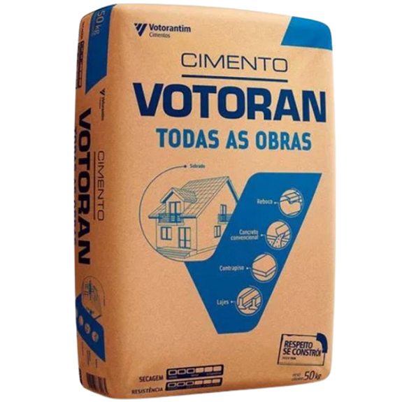 Cimento Portland Composto, CP II-E-32, Pacote com 50 Quilos